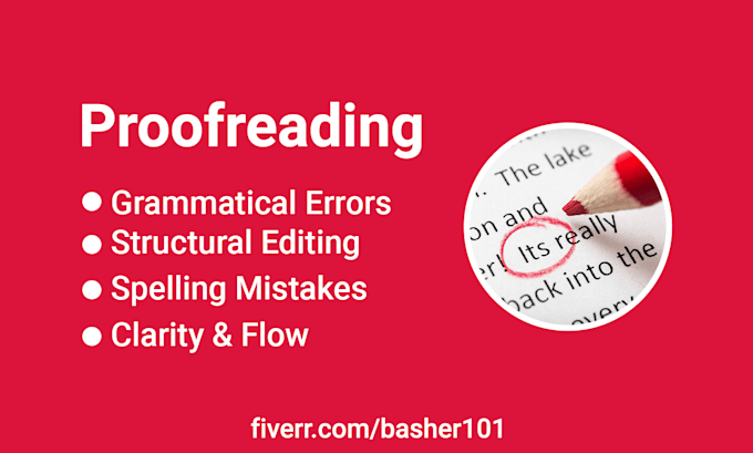 proofread and edit english documents