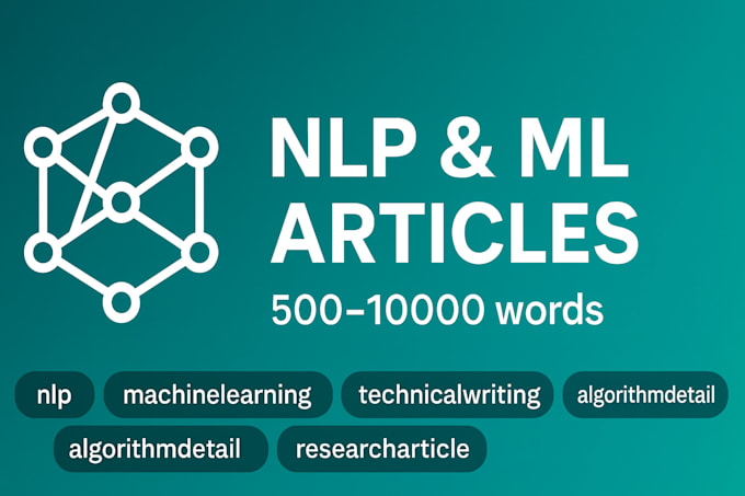 write in depth nlp and machine learning articles with algorithm explanations