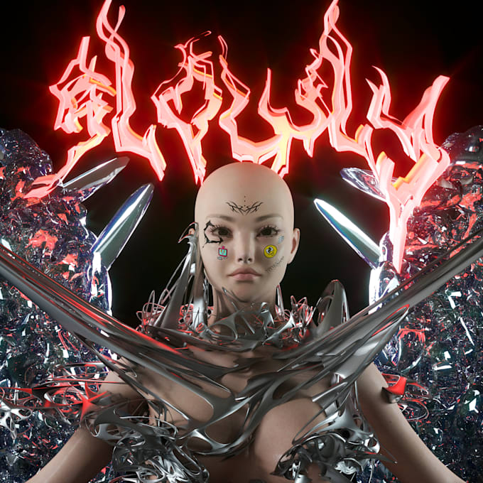 make 3d art, cover art, logo, etc for you