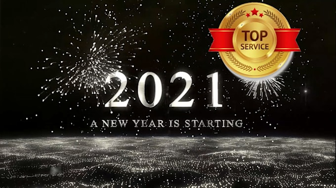 make happy new year countdown video intro