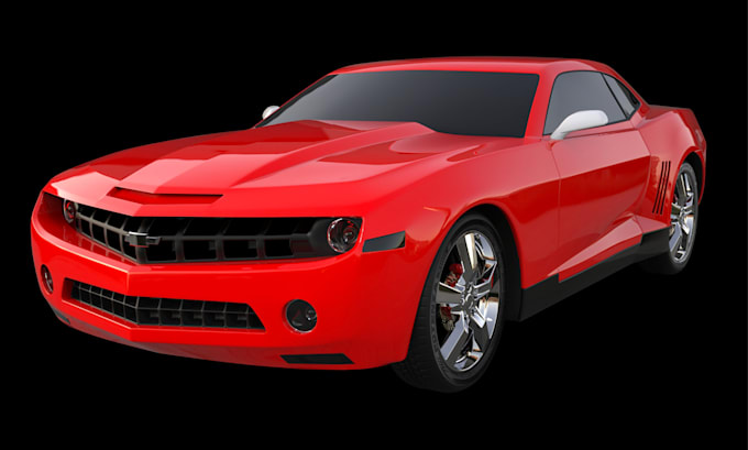 create 3d model especially cars for printing or renders