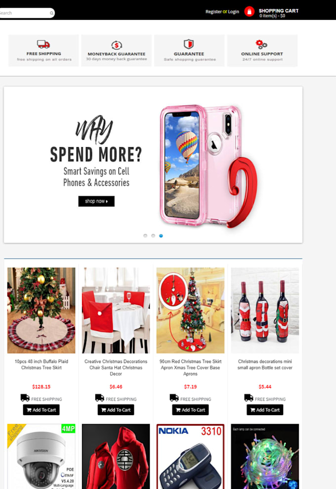 Autopilot dropshipping website with thousands of items by Jaspersantala