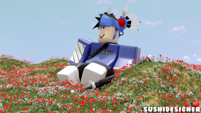 Make you a high quality detailed roblox gfx profile picture by Mialilywood1