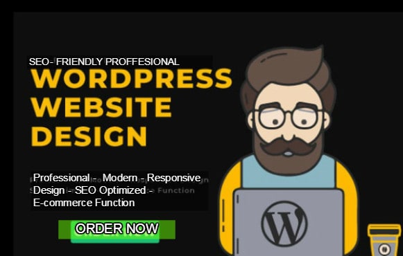 setup and design a professional wordpress and wix website