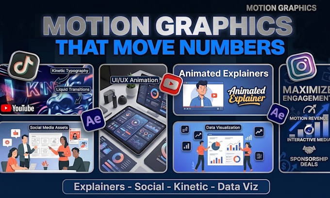create high quality custom motion graphics animation
