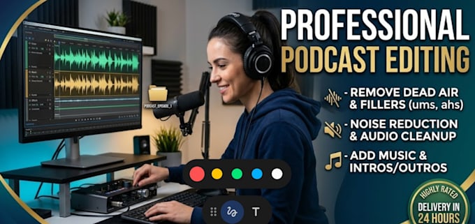 edit your podcast into engaging social media clips
