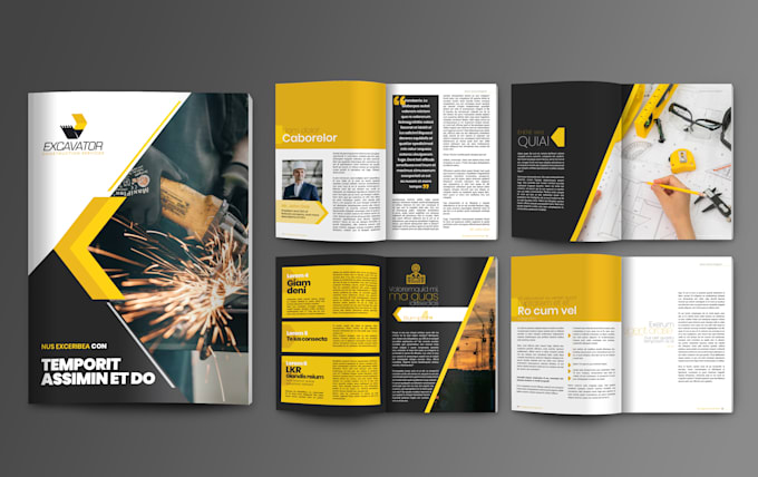 design a brochure, booklet or catalog