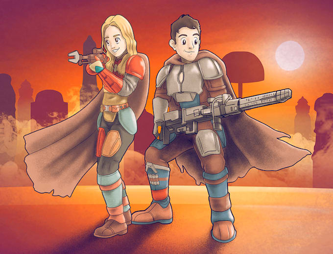 draw you as star wars character