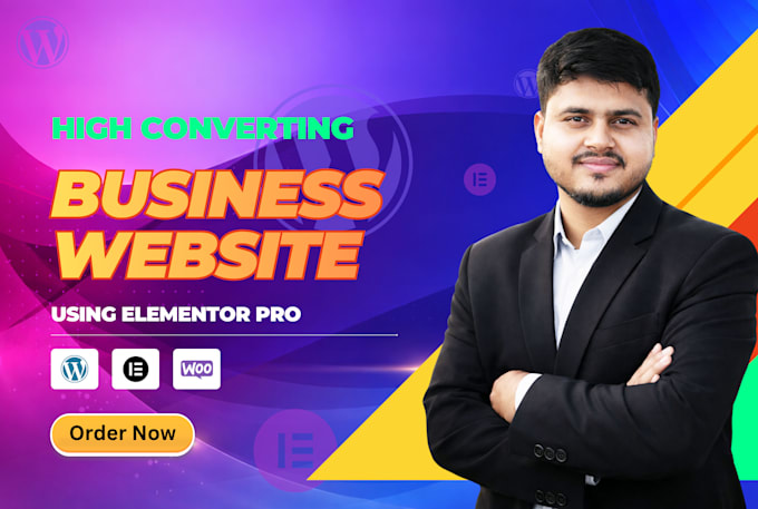 build and design high converting wordpress business website with elementor pro