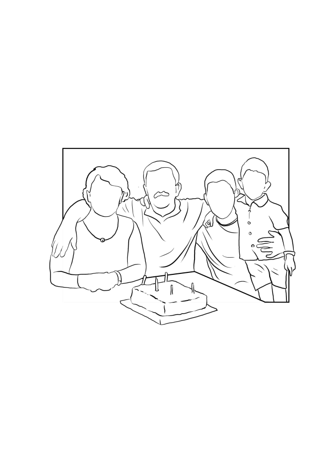 Drawing Simple Line Art For You In 24 Hours By Ressamus Fiverr Continuous line drawing of happy extended family walking. drawing simple line art for you in 24