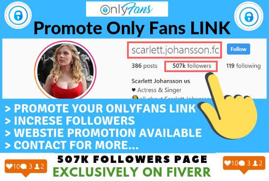 Do promotion, advertise, drive traffic to onlyfans link by Aderemilekun