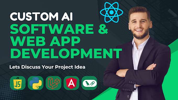 develop ai webapp, ai saas, ai chatbot and ai mobile app as ai developer