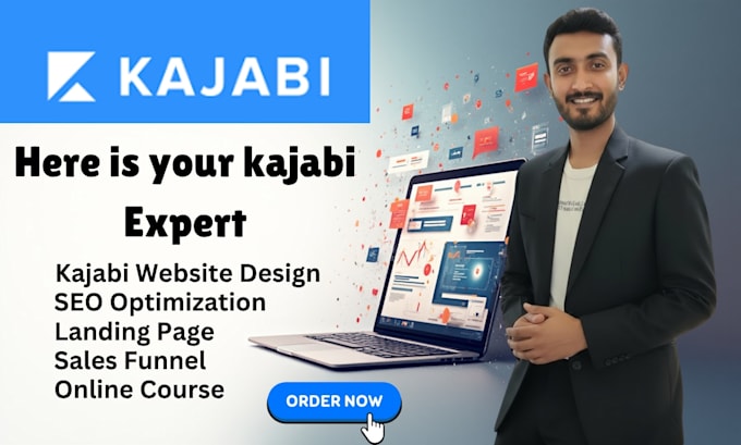 design a professional kajabi website