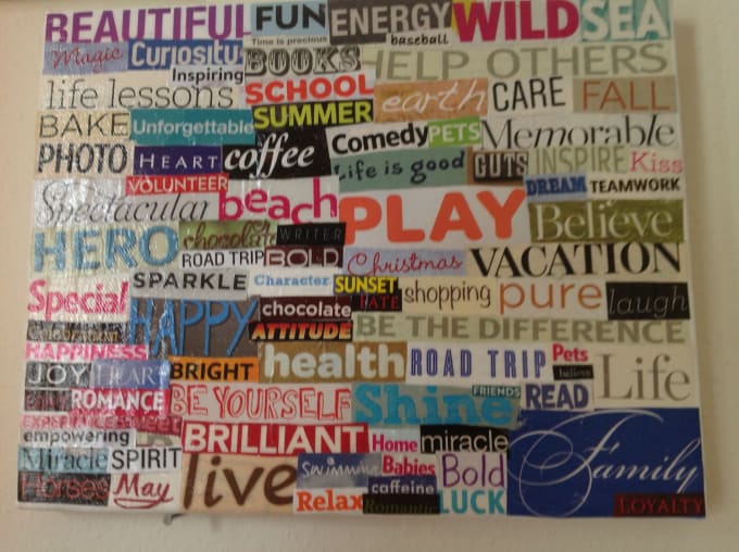 Create a word collage on canvas by Lcc4531 | Fiverr