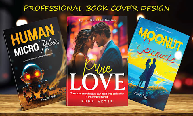 design professional book cover or ebook cover