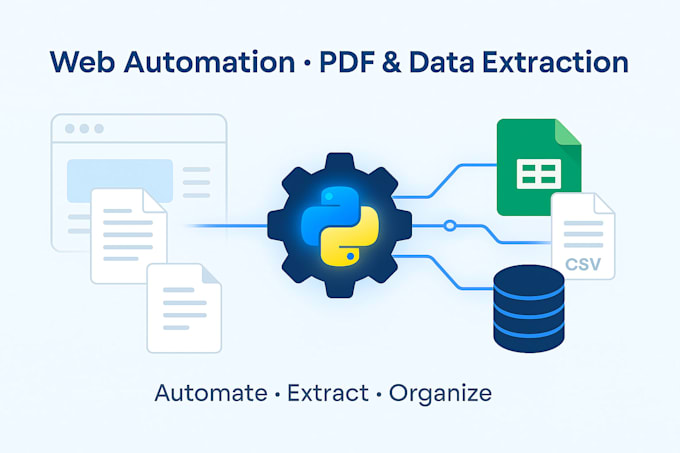 automate website and develop bot and scrapers