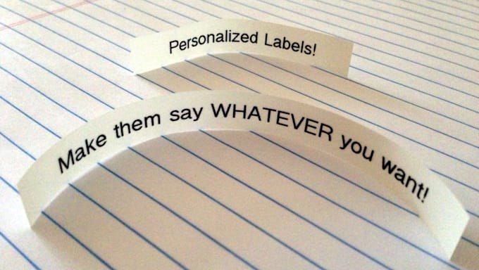 make You A Personalized Label