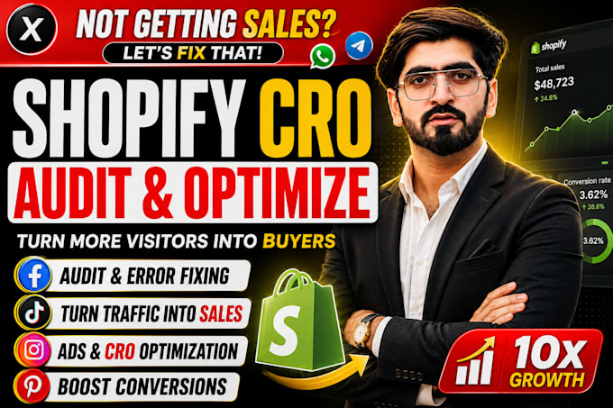 do shopify cro audit to increase your store conversion rate