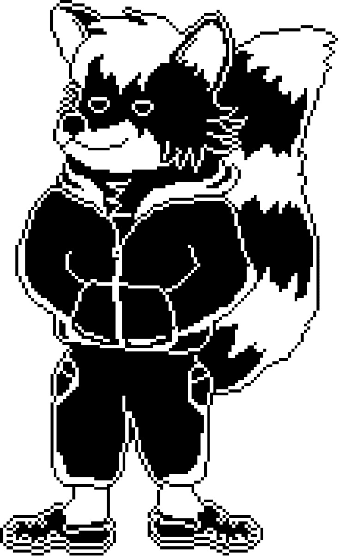 make undertale themed battle sprite art