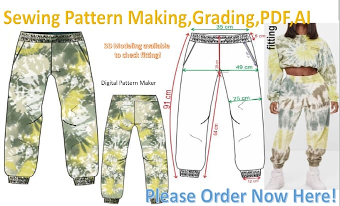 do pattern making for sewing garments