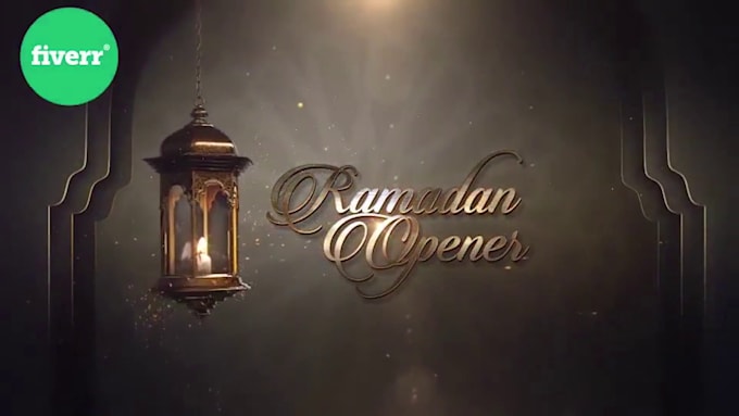 design exclusive ramadan mubarak and eid greeting and islamic animation for you