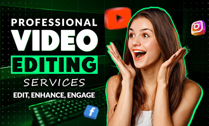 do professional video edit, youtube video editing