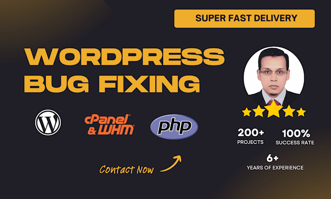 fix bugs, errors and do anything related to wordpress