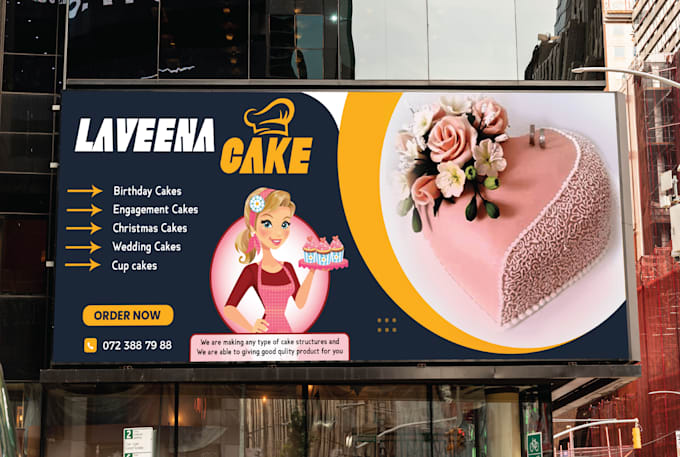 design creative billboard or outdoor banner