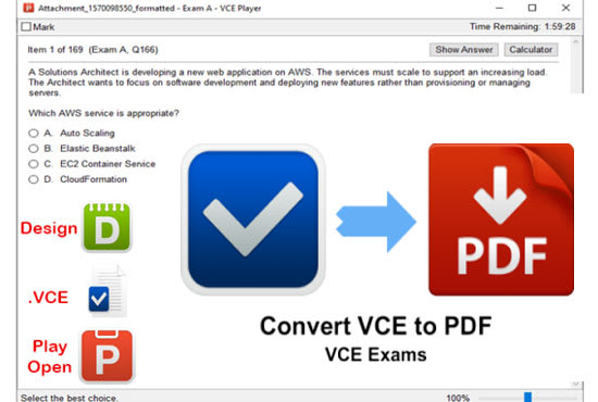 cnet convert vce to pdf