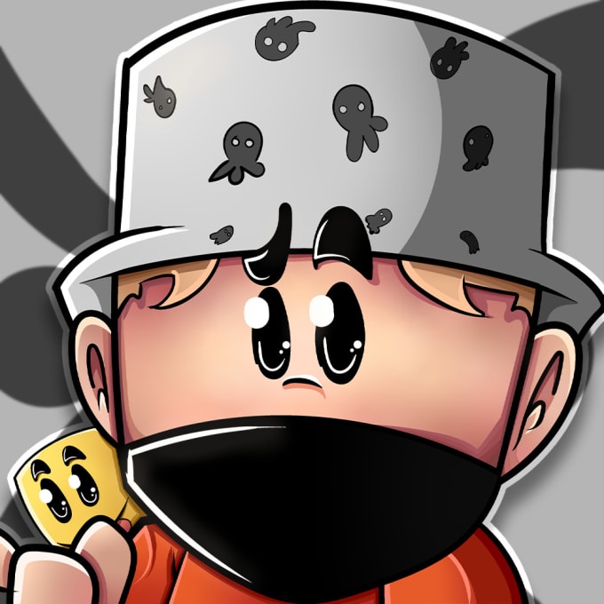 Make you a roblox cartoon youtube, twitch logo by Skilledscripter ...