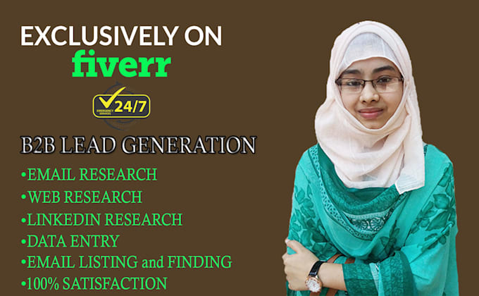 do b2b lead generation and create niche email list