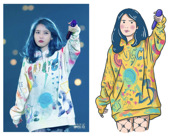 Draw your portraits with cute korean style illustration by ...