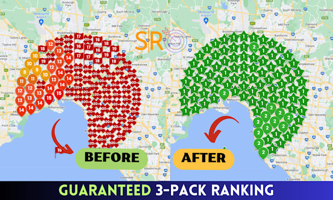 do monthly local SEO to rank gbp in google 3 pack result