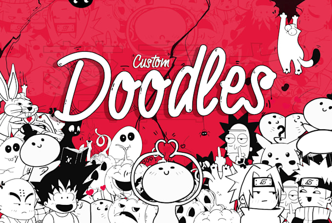 create a custom doodle art illustration design for you