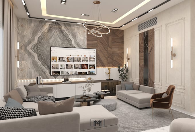 create interior 3d modeling and rendering