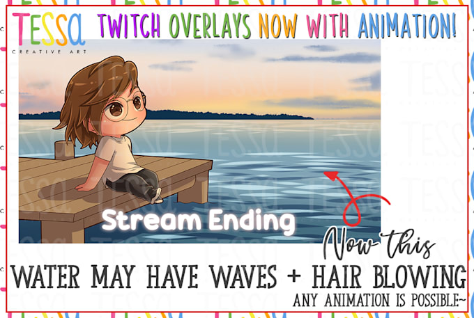 draw and animate your twitch overlay chibi style