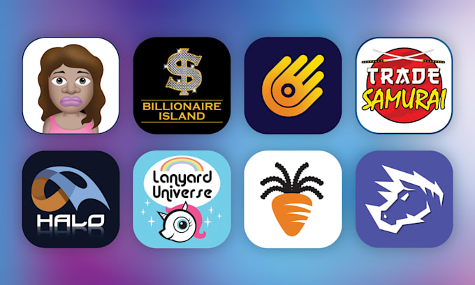 design modern and attractive app icon logo