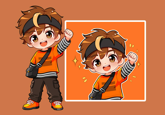 draw cute or kawaii chibi art, cute chibi couple