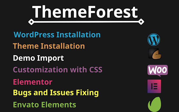 do wordpress theme installation and customization