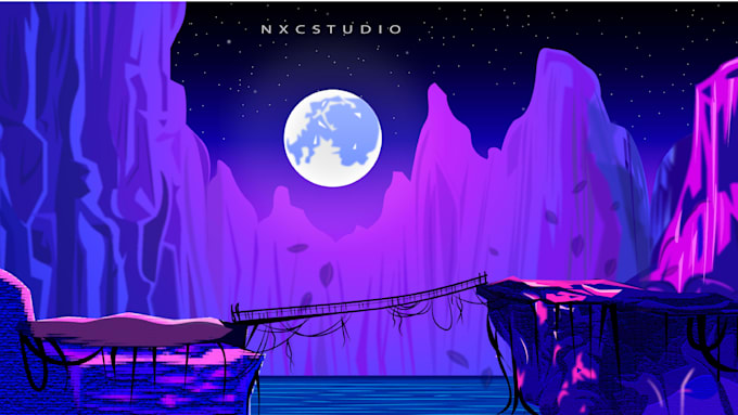 make beautiful landscape illustrations