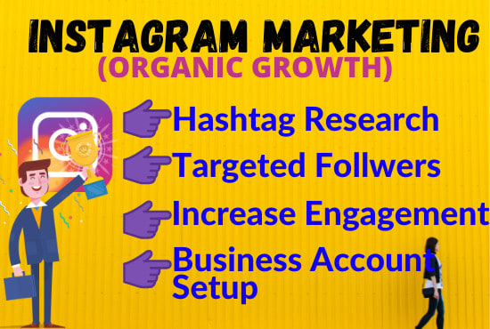 do fast organic growth, manage your business by instagram