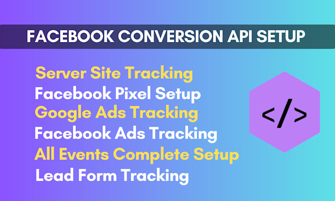 setup facebook conversion API, server site tracking or fix pixel error