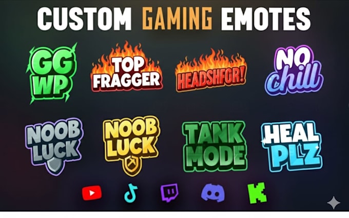 make custom text emotes for your twitch discord and youtube