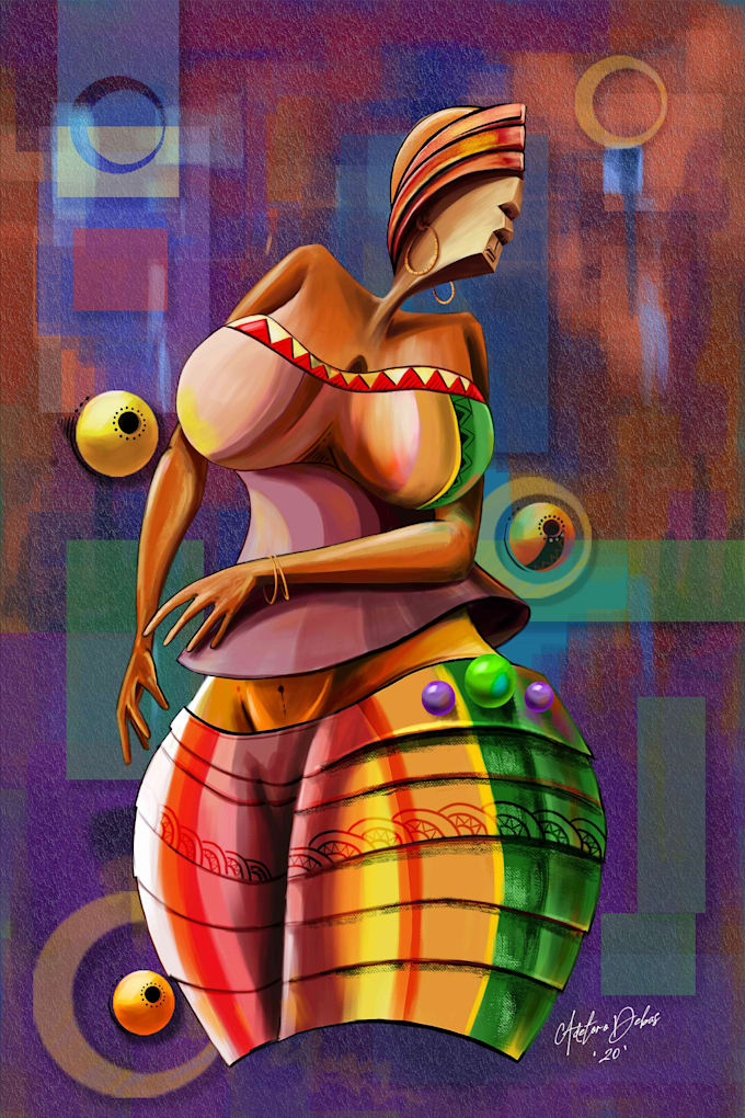 Digital painting print on canvas by Debas_proart Fiverr