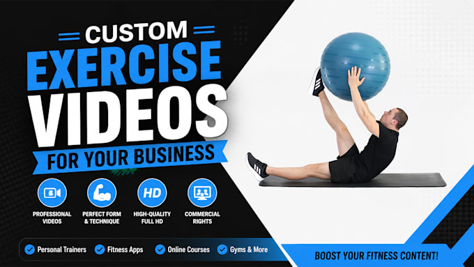 create custom exercise workout videos