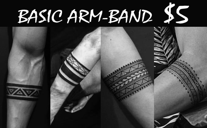 Buy Tattoo Arm Band Online In India - Etsy India