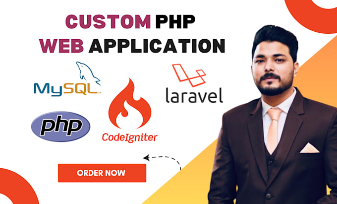 develop custom PHP codeigniter web application