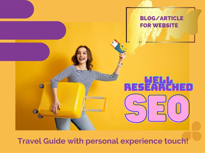 create SEO blogs and articles on any topic