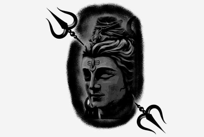 Lord Shiva Tattoo Designs | Shiva tattoo, Shiva tattoo design, Black and  white flower tattoo