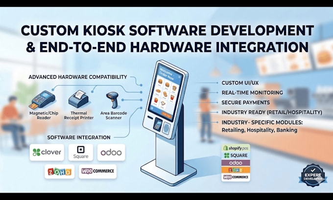 develop self service kiosk software